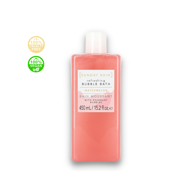 Sunday Rain - Watermelon Bubble Bath - Pena do kúpeľa červený melón 450 ml